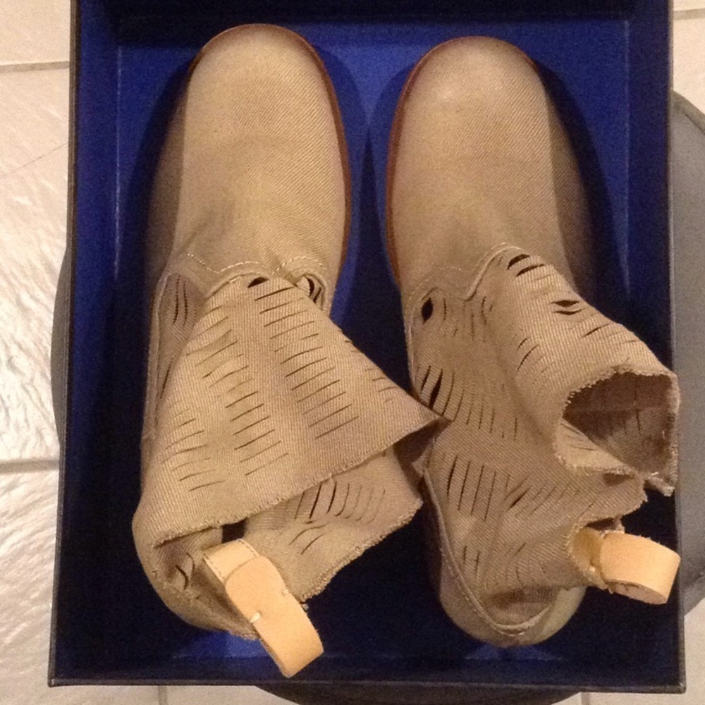 💕JOE'S JEANS💕 Mirage Booties - Neutral Beige Size 9 New in Box - Picture 7 of 8